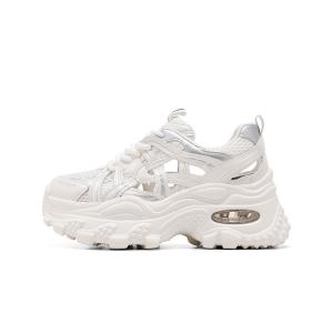 Женские противоскользящие износостойкие низкие массивные кроссовки C°BANNER, белый