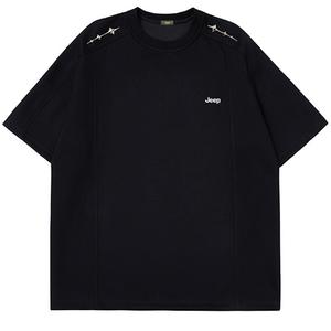 Футболка Unisex Crew Neck Moderate Heavyweight Jeep, черный