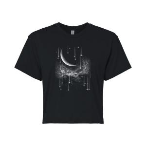 Укороченная футболка для юниоров Moon & Falling Stars Licensed Character