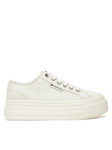 Кроссовки Tjw Foxing Flatform Lc EN0EN02736 Tommy Jeans, белый
