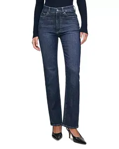 Джинсы Halle Straight High Rise Instasculpt в цвете Crescent Harbor Dl1961, синий