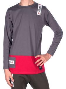 Рубашка с длинными рукавами темно-серого цвета BEZLIT