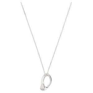 GUCCI Chiodo 925 серебряное колье унисекс silver