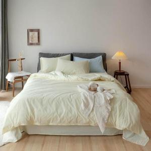 FGDSEEEKJUFHH Комплект постельного белья белый с молнией дышащий прочный мягкий