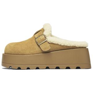 Закрытые тапочки для женщин AGSDON, Chestnut[Fleece-Lined]R151094