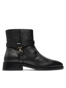 Ботильоны на плоской подошве Geox, черный