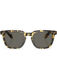 Солнцезащитные очки N.06 в квадратной оправе Oliver Peoples, коричневый