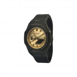 CASIO Часы GA-2100GB-1AER 45mm, Black Strap