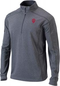 Толстовка Columbia Indiana Univ Golf Men's Lightweight Casual Golf Shotgun Pullover, Htr Forged Iron
