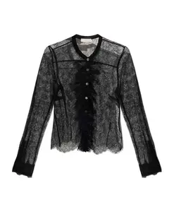 Кружевная рубашка Сесиль Ulla Johnson, черный