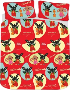 - Комплект постельного белья "Woosh" AG202 (для детей) (красный/синий/желтый) Bing Bunny