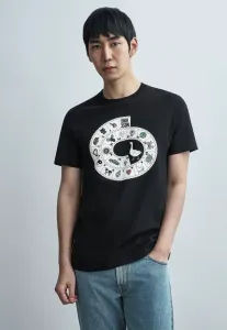 Футболка с сезонным принтом «архивный гуси» Moschino, Nero