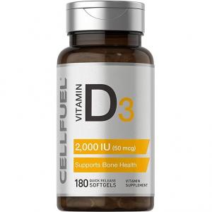 Витамин D3 2000 МЕ Cellfuel Добавка , 180 мини-капсул