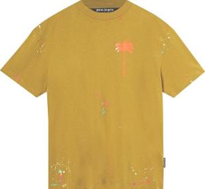 Футболка Palm Angels Palm Tree Painted T-Shirt 'Brown/Orange', коричневый