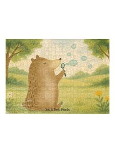 Mr. & Mrs. Panda Дизайн мыльных пузырей в виде медведя-пазла (без надписи) белого цвета