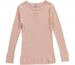 Розовая рубашка на пуговицах с длинными рукавами в рубчик для мальчиков MarMar Copenhagen