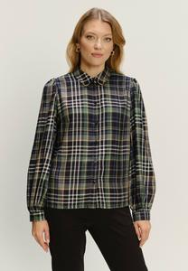 Блуза Greenpoint Button-down blouse, Print/Dark Green