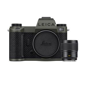 Цифровой фотоаппарат Leica SL3 Reporter с объективом Leica Summicron-SL 50mm f/2 ASPH, оливковый