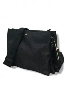 Сумка через плечо с абстрактным узором Borbonese, черный