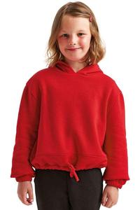 Детская толстовка TriDri Maria с капюшоном, красный