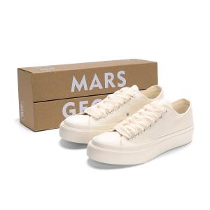 Непромокаемые легкие низкие кеды Canvas для мужчин MARS*GEOME, бежевый
