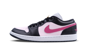 Jordan Баскетбольные кроссовки Air 1 Low Top Vintage, женские, черно-розовые