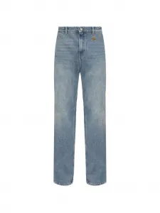 Джинсы широкого кроя Courrèges, синий