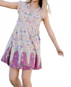 Джози Мини-платье в кремовом цвете BRITON COURT