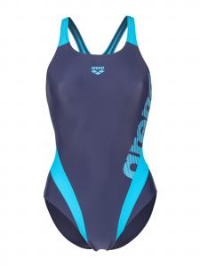 ARENA Купальник-бралетт 'Stripeflow' в цвете Navy, Aqua