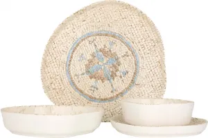 Набор столовых приборов - Celest - 24 предмета - 6 персон - фарфор Rinart