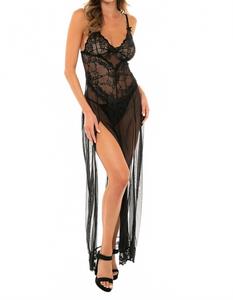 Длинное вечернее платье Valentino в черном цвете Oh La La Cheri