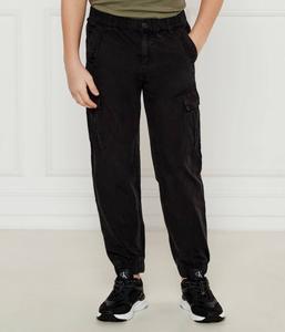 Брюки карго детские Guess джинсовые, черный