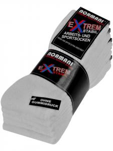 Normani 5 пар рабочих и спортивных носков, высочайшего качества, белого цвета