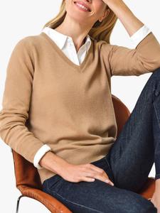 Джемпер с v-образным вырезом из чистого кашемира Pure Collection