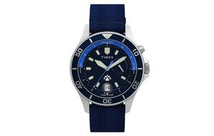 TIMEX Часы EXPEDITION Collection Wrist Watch Quartz Movement Rubber Strap 41mm Blue Dial Men's Watch TW2W22000, Blue Dial