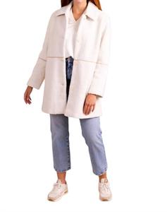 Пальто из осины белого цвета S'edge