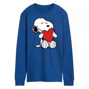 Мужская футболка Peanuts Hugging Heart с длинными рукавами Licensed Character