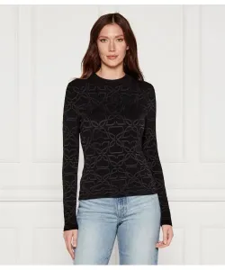 Свитер с полуводолазкой Slim fit Hugo, черный