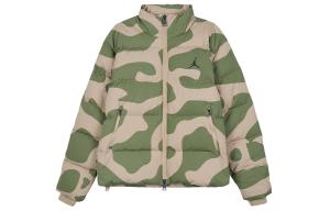 Куртка Air Jordan Flight Heritage Down, зеленый/светло-коричневый