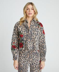 Рубашка с длинными рукавами Dani Wild Rose Driftwood, Leopard