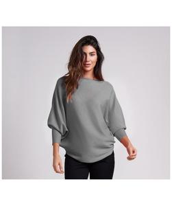 Женский свитер Ivy Oversized с рукавами летучая мышь длиной 3/4 Caldwell Collection, Light gray