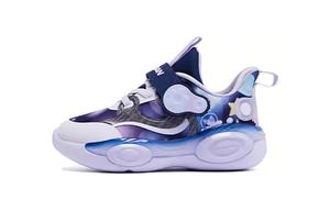 QIAODAN Скользостойкие амортизирующие износостойкие низкие детские ботинки Purple Blue Infant And Toddler