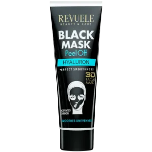 Revuele Black Mask Peel Off Hyaluron Увлажняющая маска-пилинг для лица, 80 мл