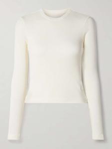 Укороченная футболка Pilar из хлопка с вафельным узором Citizens Of Humanity, белый