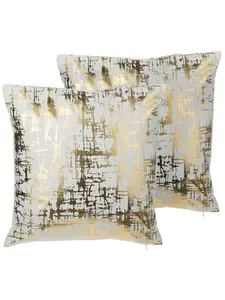 Декоративная подушка Beliani 2er Set Deko GARDENIA, цвет gold/weiß