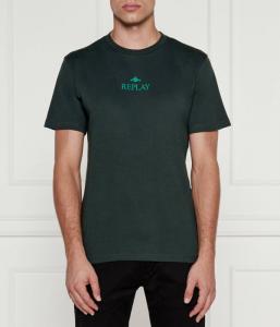 Футболка мужская Replay хлопковая, зеленый