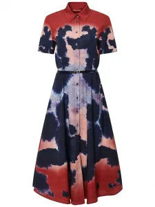 Платье-рубашка Kiera длины миди Altuzarra, красный