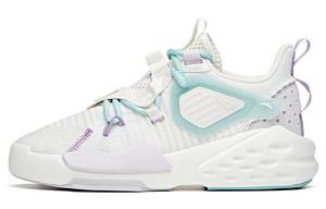 Кроссовки для скейтбординга Bastard женские с низким верхом цвета слоновой кости/синего/светло-серебристо-серого цвета Anta