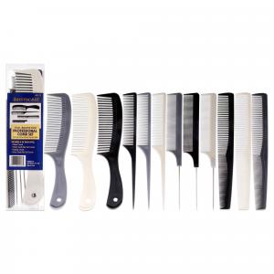 Набор профессиональных расчесок разных цветов от Aristocrat для мужчин и женщин - 12 штук, прозрачный
