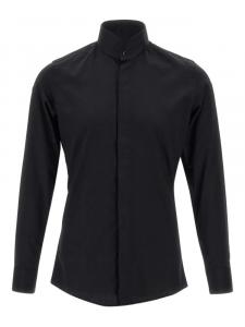 Хлопковая рубашка Carlo Pignatelli, черный